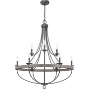 Gulliver 9-Light Chandelier in Graphite