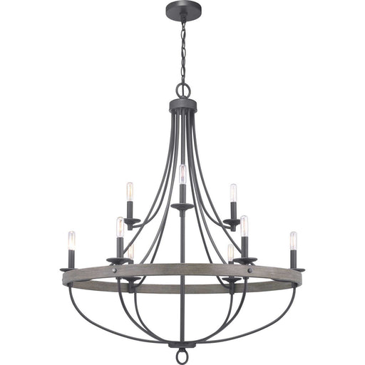 Gulliver 9-Light Chandelier in Graphite