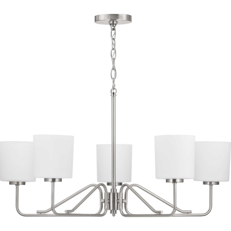 Tobin 5-Light Chandelier in Brushed Nickel