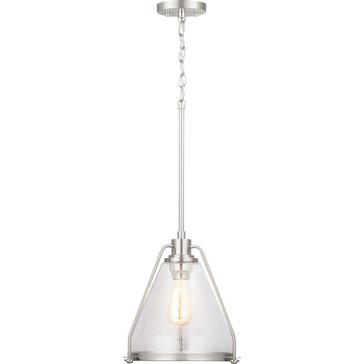 Range One Light Pendant in Brushed Nickel