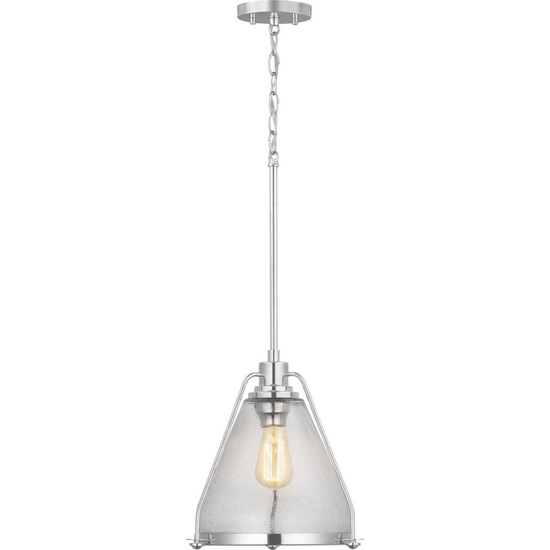 Range Pendant in Polished Nickel