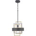 Adagio One Light Mini-Pendant in Black