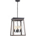 Briarwood Four Light Foyer Pendant in Antique Bronze
