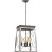 Briarwood Four Light Foyer Pendant in Graphite