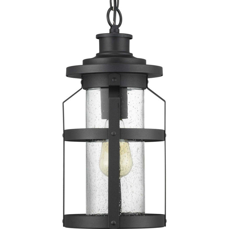 Haslett Outdoor Lantern Pendant in Black