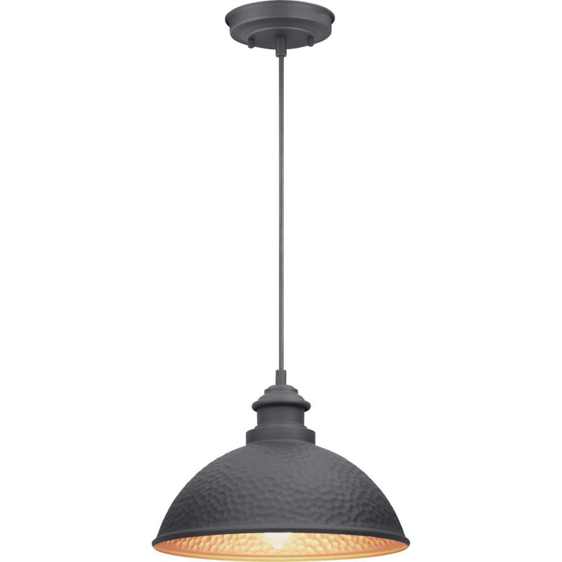 Englewood Outdoor Pendant in Black