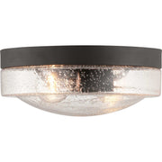 Weldon 2-Light Outdoor Flush Mount in Architectural Bronze