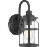 Haslett Small Outdoor Wall Lantern in Black