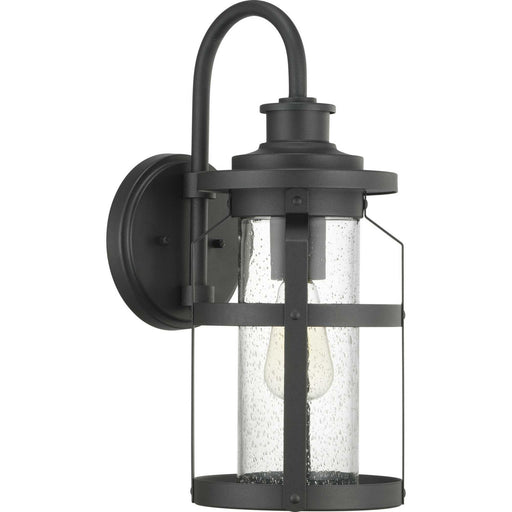 Haslett One Light Wall Lantern in Black