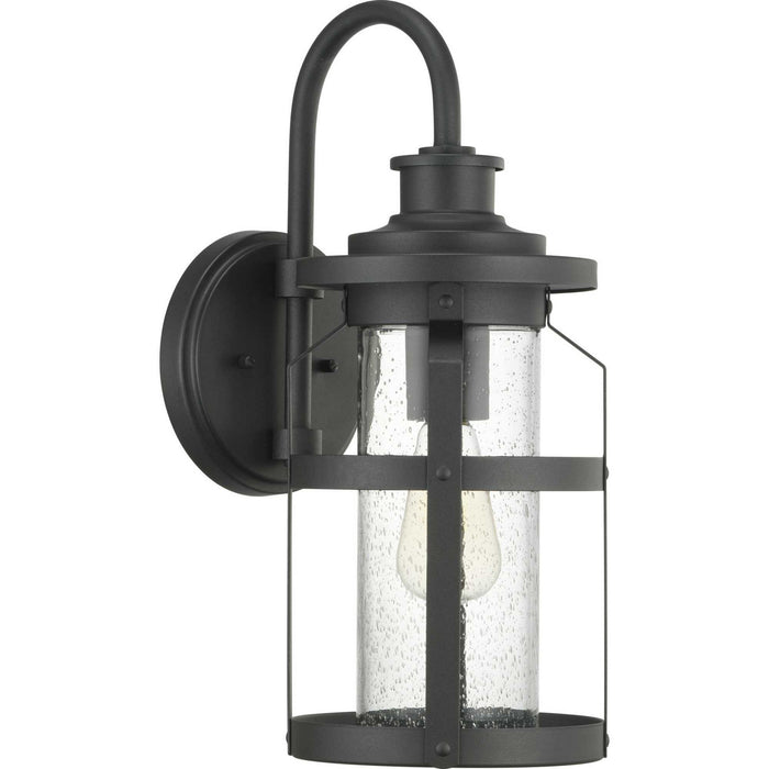 Haslett One Light Wall Lantern in Black