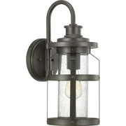 Haslett One Light Wall Lantern in Antique Pewter