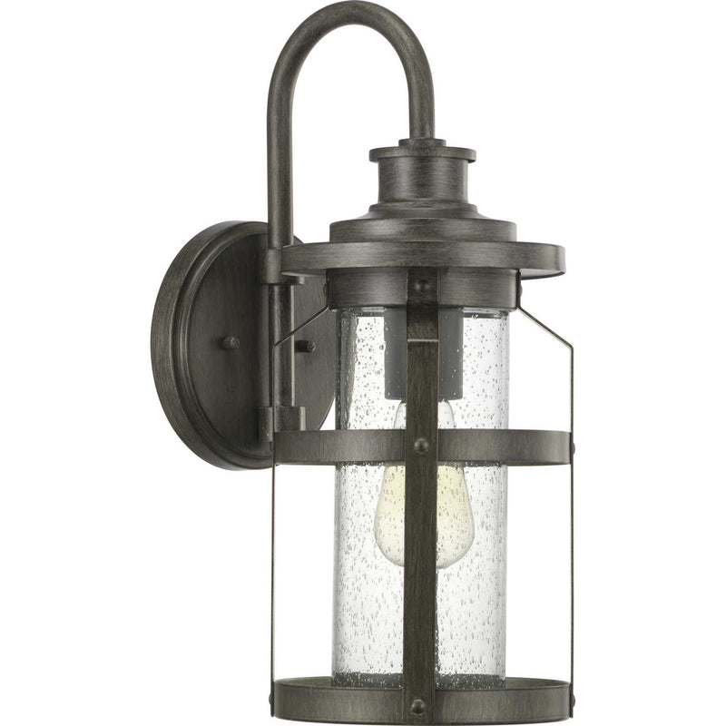 Haslett One Light Wall Lantern in Antique Pewter