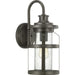 Haslett One Light Wall Lantern in Antique Pewter