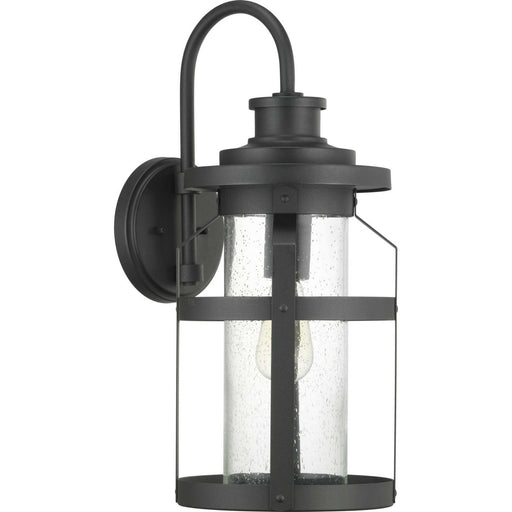 Haslett Large Outdoor Wall Lantern in Black