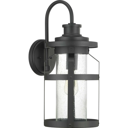 Haslett One Light Wall Lantern in Black