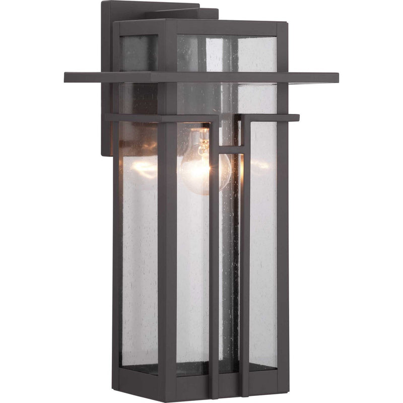 Boxwood Large Outdoor Wall Lantern in Antique Bronze