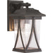 Abbott One Light Wall Lantern in Antique Bronze