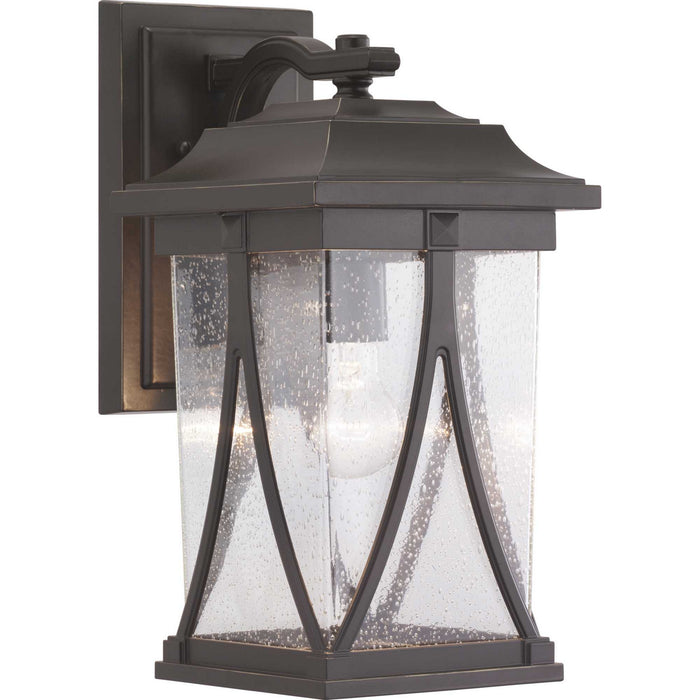Abbott One Light Wall Lantern in Antique Bronze