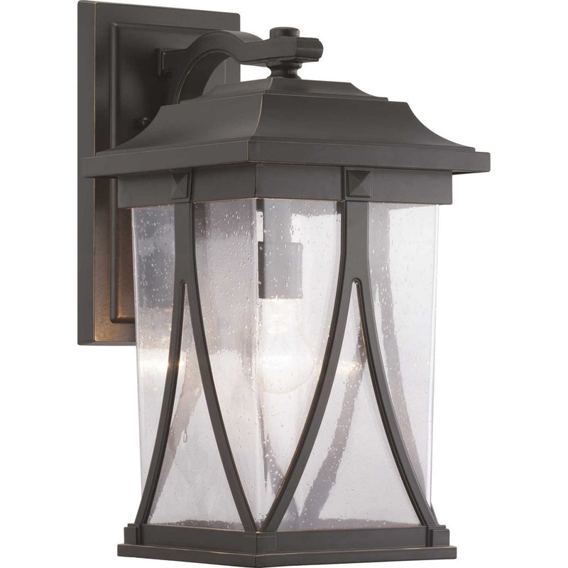 Abbott Large Outdoor Wall Lantern in Antique Bronze
