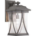 Abbott One Light Wall Lantern in Antique Pewter