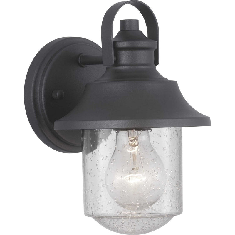 Weldon Small Outdoor Wall Lantern in Black