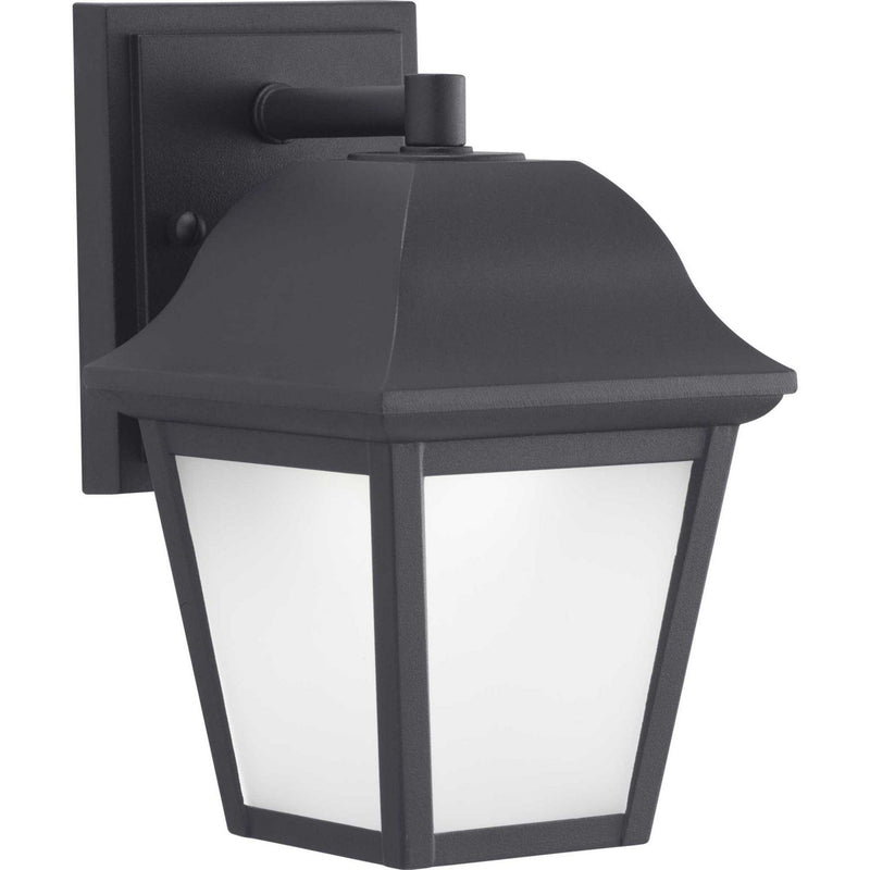 LED Die-Cast Small Outdoor Wall Lantern in Black