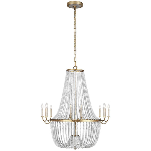Marielle 12 Light Chandelier in Antique Gild
