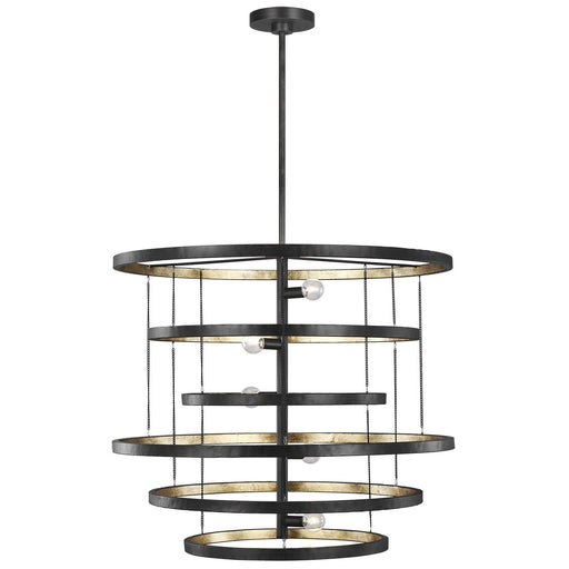 Celeste 5-Light Chandelier in Aged Iron