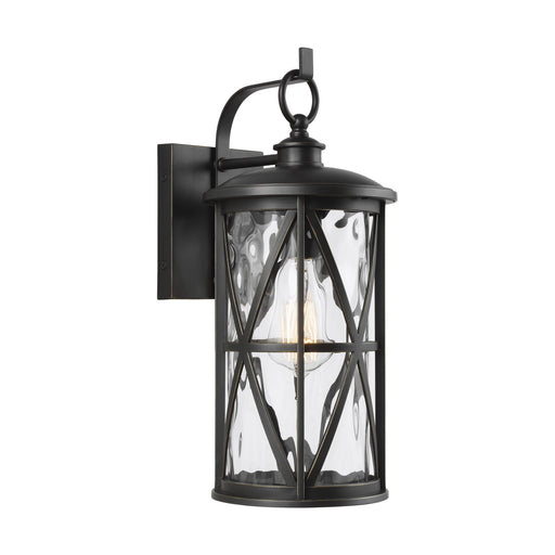 Millbrooke One Light Outdoor Wall Lantern in Antique Bronze