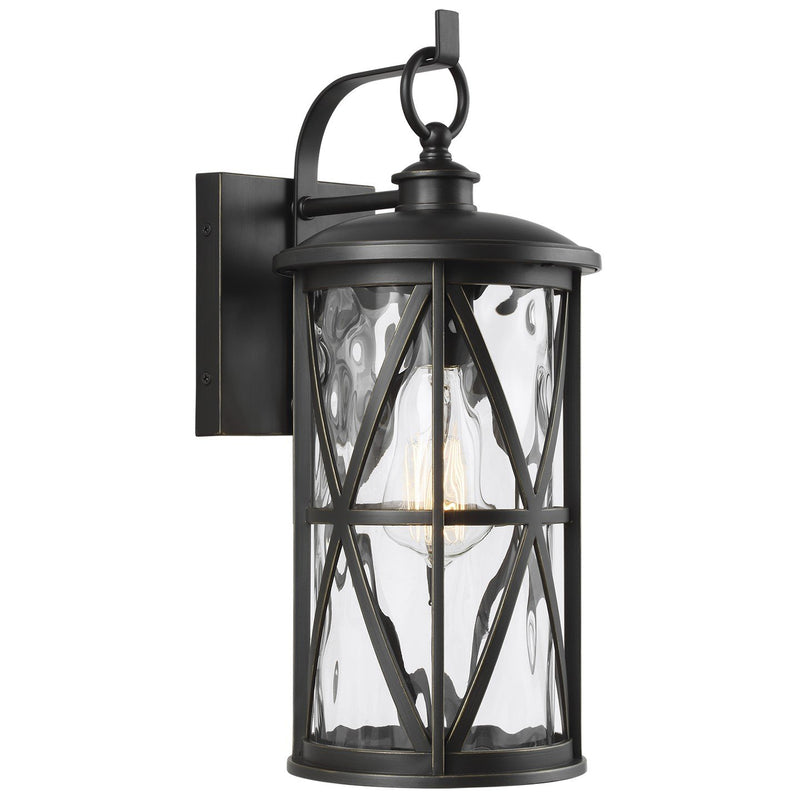 Millbrooke 15.5" Outdoor Wall Lantern in Antique Bronze