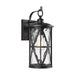 Millbrooke One Light Outdoor Wall Lantern in Antique Bronze