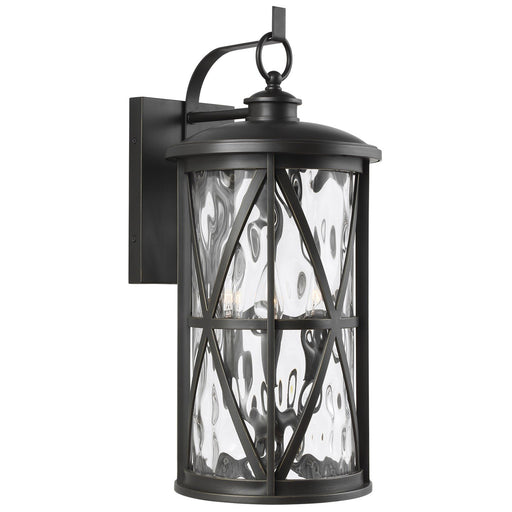 Millbrooke 3-Light Outdoor Wall Lantern in Antique Bronze