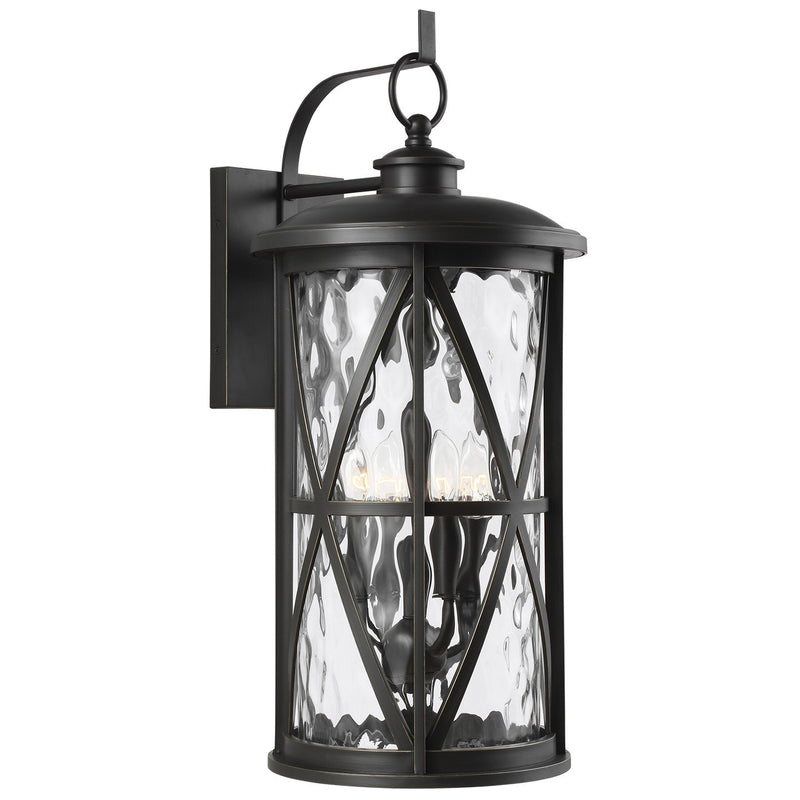 Millbrooke 4-Light Outdoor Wall Lantern in Antique Bronze