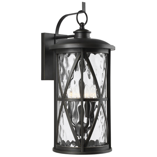 Millbrooke 4-Light Outdoor Wall Lantern in Antique Bronze
