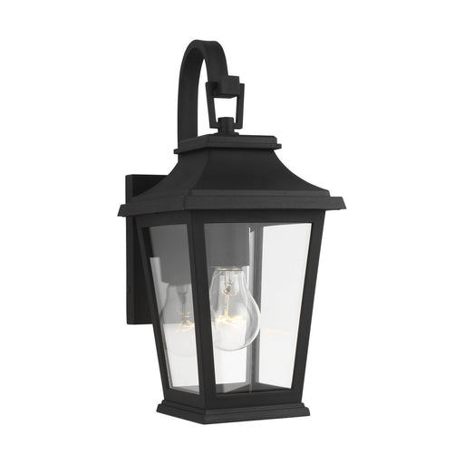 Warren Mini Outdoor Wall Lantern in Textured Black