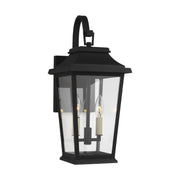 Warren Small Outdoor Wall Lantern in Textured Black