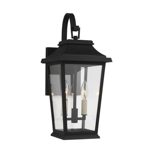 Warren Small Outdoor Wall Lantern in Textured Black