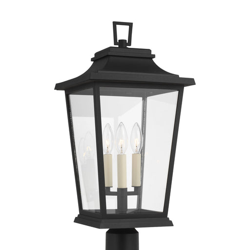 Warren 3-Light Outdoor Post Light in Textured Black