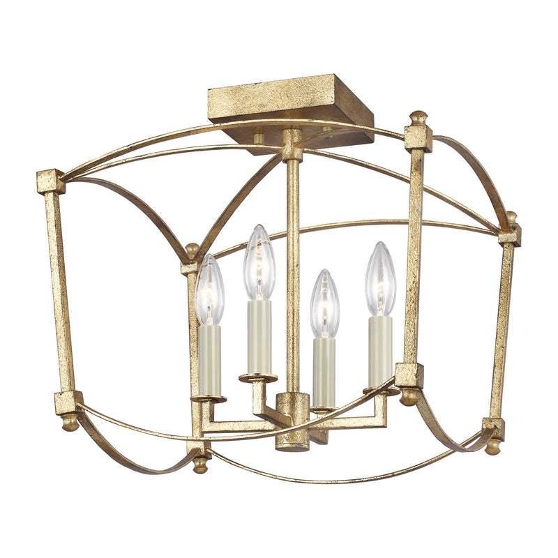 Thayer Ceiling Light in Antique Gild - Lamps Expo