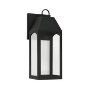 Burton Small Outdoor Wall Lantern in Black