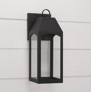 Burton Small Outdoor Wall Lantern in Black