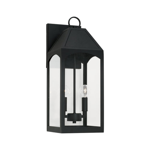 Burton Medium Outdoor Wall Lantern in Black