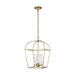 CC1084ADB - Stonington 4-Light Lantern in Antique Gild by Visual Comfort Studio