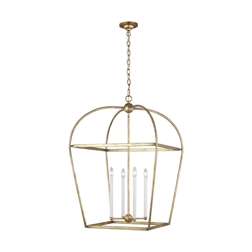 Stonington Large 4-Light Chandelier in Antique Gild