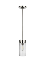 Garrett Medium Pendant in Polished Nickel