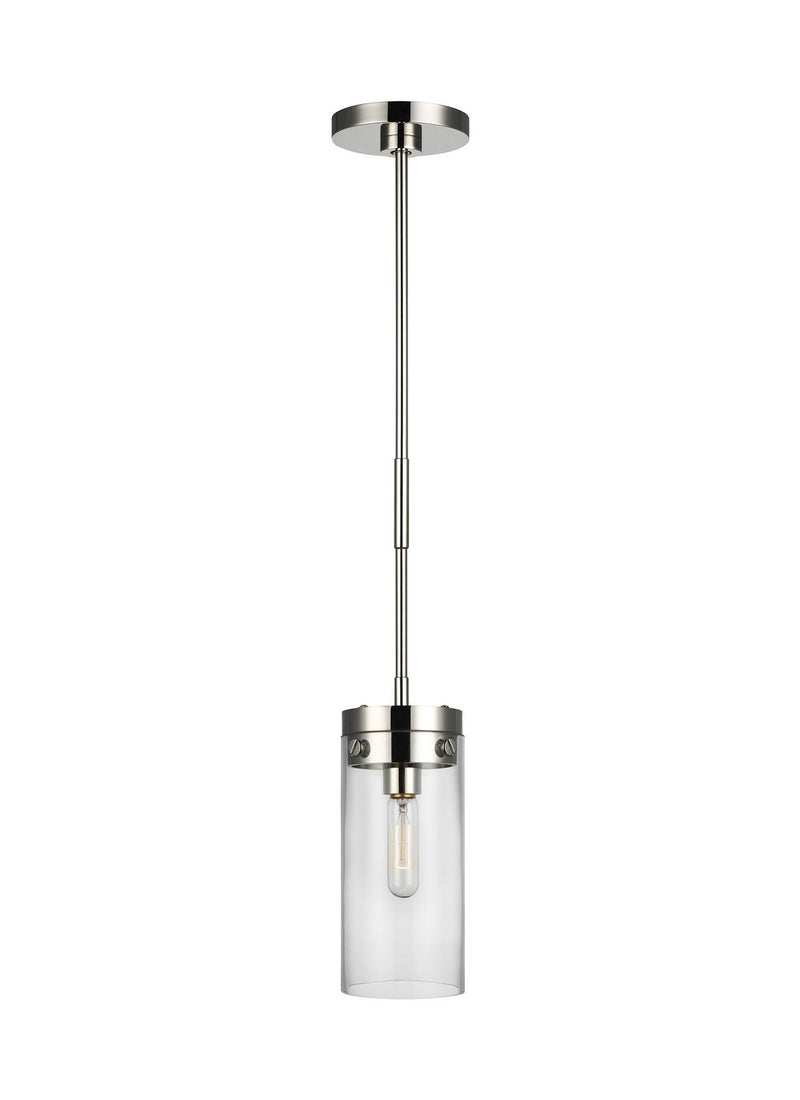 Garrett Medium Pendant in Polished Nickel