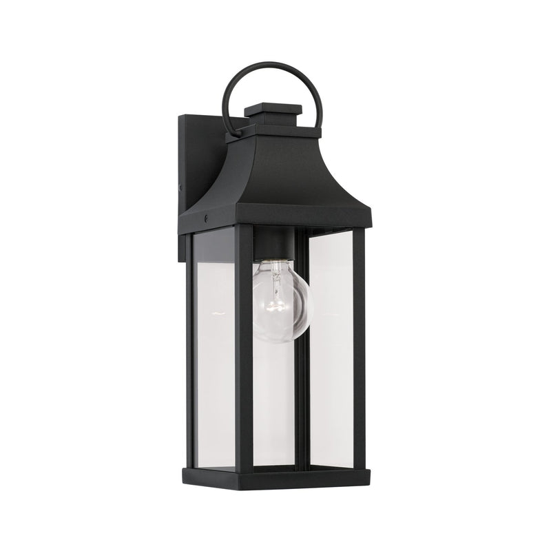 Bradford Small Outdoor Wall Lantern in Black
