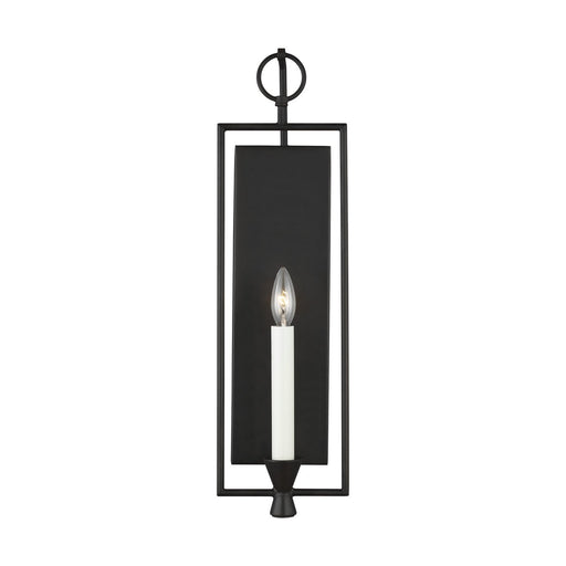 Keystone Wall Sconce in Aged Iron