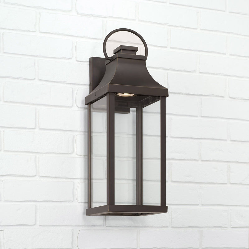Bradford Medium Outdoor Wall Lantern in Oiled Bronze