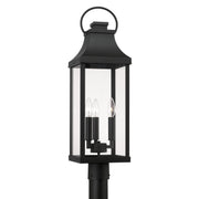 Bradford 3-Light Outdoor Post Light in Black
